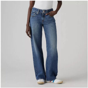 Levi's Low-Rise Superlow Loose Jeans 26x32- NWT Blended Beauty